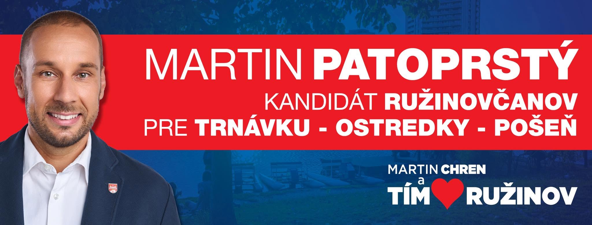 Martin Patoprstý voľby 2026